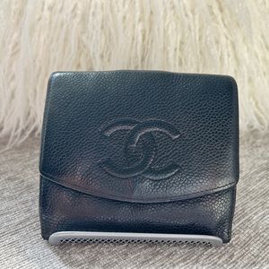 Chanel Caviar Compact Wallet